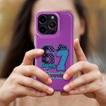 Henkilökohtainen Kuusi Seitsemän Design Puhelin Asia nimi iPhone Syntymäpäivä Takaisin kouluun lahja Gen Z Teinit