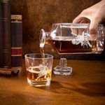 Carafe à whisky personnalisée avec nom gravé pour la fête des pères Cadeau d'anniversaire pour hommes guitaristes