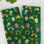 Calzini personalizzati con foto Avatar a tema San Patrizio Regalo di compleanno e anniversario per amici e famiglia
