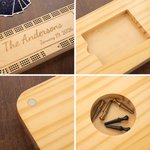 Ein Geschenk, das die Geschichte Ihrer Familie erzählt - personalisiertes Cribbage-Set mit eingraviertem Text für Spiele-Liebhaber