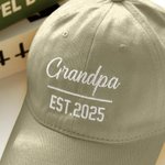 Personalisierte Multicolor Einfachheit atmungsaktiv einstellbar Trucker Hut mit Stickerei Text Vatertag Weihnachtsgeschenk für Kind Vater Großvater