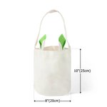 Personalisierte Aquarell Osterhase Ei Initial Korb mit Namen Ostern Party Geburtstag Geschenk für Jungen Mädchen