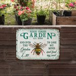 Personalised Retro Floral Insect Animal Art Classic Metal Garden Sign Birthday Housewarming Gift