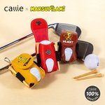 Cartone animato personalizzato Marsupilami Custodia in pelle PU per palline da golf e porta tee con nome Regalo di compleanno per gli amanti del golf | Callie × Marsupilami®