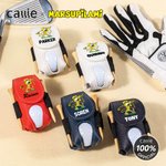 Cartone animato personalizzato Marsupilami Custodia in pelle PU per palline da golf e porta tee con nome Regalo di compleanno per gli amanti del golf | Callie × Marsupilami®
