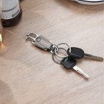 Personalized Multifunctional Rotation Bottle Opener Keychain with Name Father's Day Anniversary Birthday Gift for Father Boyfriend Husband