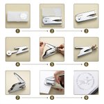 Henkilökohtainen Syntymä Kukkakimppu Embossing leima nimi Kädessä pidetty Embosser Ystävänpäivä Vuosipäivä lahja kirjan ystäville pariskunnille