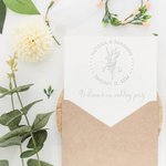 Henkilökohtainen Syntymä Kukkakimppu Embossing leima nimi Kädessä pidetty Embosser Ystävänpäivä Vuosipäivä lahja kirjan ystäville pariskunnille