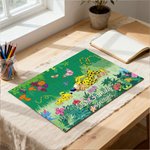 Personalized Cute Tail-Bouncing Marsupilami Brick Puzzles with Text and Date Home Decor Birthday Gift for Kids | Callie × Marsupilami®