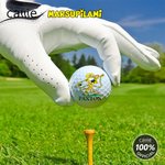 Pallina da golf personalizzata con iniziale e nome per gli amanti del golf e per i giocatori Callie × Marsupilami®.