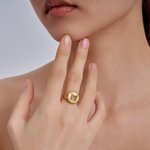 Bague personnalisée avec photo de chat, chien, animal de compagnie et nom Bijou commémoratif Cadeau d'anniversaire pour l'amoureux de l'animal de compagnie.