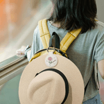 Personalisierte Kristall Geburt Blume Portable PU Magnetic Leder Hut Clip mit Namen Reisen Zubehör Geburtstag Geschenk für Frauen Mädchen
