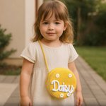 Personalizado Multicolor Lindo Daisy Paja Crossbody Bolsa con Nombre Viaje Playa Navidad Cumpleaños Regalo para Niñas Niños