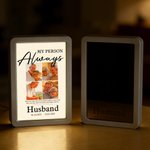 Personalized In Loving Memory LED Photo Frame Mirror with Nickname and Date Memorial Sympathy Gift for Loss of Loved One