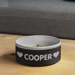 Personalised Food-grade Stainless Steel 32oz Engraved Dog Bowl Water Dish with Name Non-slip Pet Feeding Supplies Gift for Pet Lovers