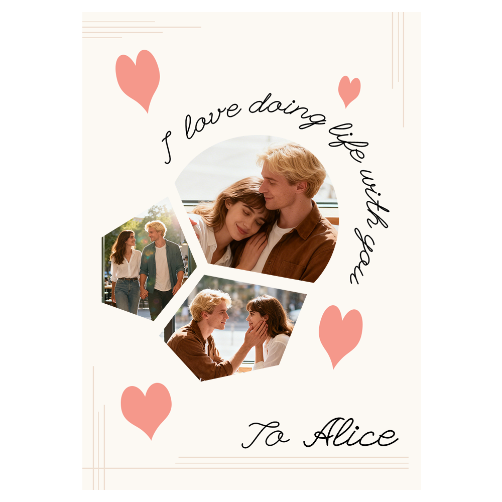 Loving Life With You Valentine's Day Ecard