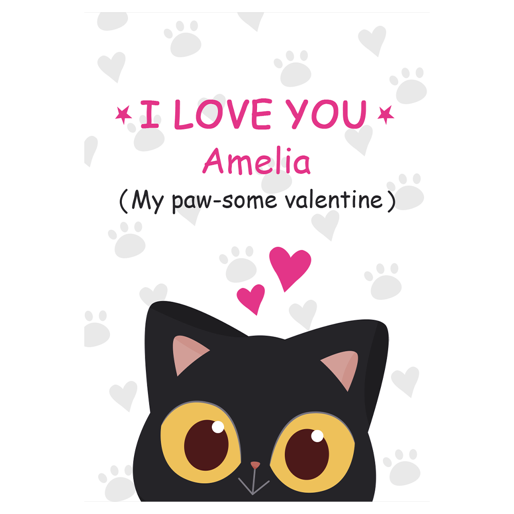 My Paw-some Valentine's Day Ecard