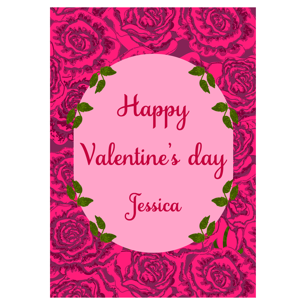 Blush Rose Valentine's Day Ecard
