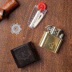 Personalisiertes Retro Feuerzeug aus Sandelholz mit eingraviertem Namen Initiale Logo Geburtstag Valentinstag Jahrestag Geschenk für Herren Ehemann