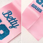 Personalized Gymnastics Silhouette Shine Graduation Sash with Name Graduation Ceremony Gift for Graduates