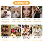 Personligt DIY diamantmålning foto målarkit rum dekoration födelsedags och årsdag present present för familj par och husdjur älskare