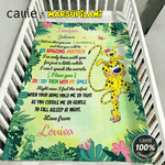 Personalizzato Cartoon Cute Marsupilami Coperta morbida con nome Home Decor Compleanno Regalo per la festa della mamma | Callie × Marsupilami ®