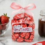 Personalizzato a strisce stampa leopardo nome adesivi impermeabili classe scambio partito regalo etichetta Decor San Valentino bomboniere per i bambini coppia