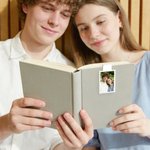 Personalized Stamp Design Photo Magnetic Bookmark Clip with Name Reading Tool Club Birthday Gift for Book Lovers Bookworms