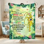 Personlig tegneserie søt Marsupilami mykt kaste teppe med navn Hjemmeinnredning Bursdag morsdagsgave til mor | Callie × Marsupilami®