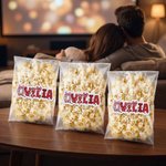 Personalizzato a strisce stampa leopardo nome adesivi impermeabili classe scambio partito regalo etichetta Decor San Valentino bomboniere per i bambini coppia