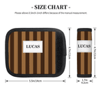 Personalized Classic Stripe Luggage Handle Wraps with Name and Text Travel Accessories Birthday Gift for Travel Lovers