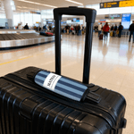 Personalized Classic Stripe Luggage Handle Wraps with Name and Text Travel Accessories Birthday Gift for Travel Lovers