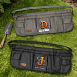 Personalisierte Wrench Gear Initial Multi-Compartment Canvas Werkzeuggürtel Aufbewahrungstasche mit Namen Geburtstag Vatertag Geschenk für Vater Mechaniker Elektriker