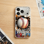 Personalisierte Ballsport Handyhülle für iPhone mit Name und Nummer Täglicher Gebrauch Geburtstagsgeschenk für Sportliebhaber
