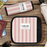 Henkilökohtainen Classic Stripe matkatavaroiden kahva Wraps kanssa nimi ja teksti Travel tarvikkeet Syntymäpäivä lahja Travel Loversille