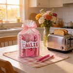 Personalizzato a strisce stampa leopardo nome adesivi impermeabili classe scambio partito regalo etichetta Decor San Valentino bomboniere per i bambini coppia