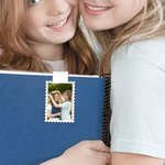 Personalized Stamp Design Photo Magnetic Bookmark Clip with Name Reading Tool Club Birthday Gift for Book Lovers Bookworms