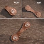 Personalised Floral Leather Magnetic Bookmark Clip with Initials Reading Stationery Supplies Birthday Gift for Bookworms Book Lovers