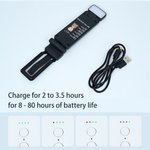Personalizzato personaggio dei cartoni animati che legge la Bibbia LED Clip luminosa ricaricabile con nome Regalo di compleanno per gli amanti dei libri cristiani