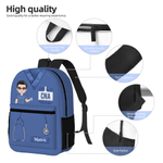 Personalizzato Cartoon Doctor Nurse Character Large School Bag con nome e titolo Nurse Week Appreciation Birthday Gift for Medical Staff (Regalo di compleanno per il personale medico)