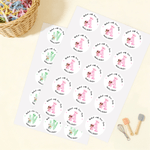 Chapeau de Chef Personnalisé Personnage de Dessin Animé Lot de 2 Etiquettes de Pâtisserie Imperméables avec Nom et Initiales Faveurs de Fête pour les Enfants Amoureux de la Pâtisserie