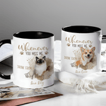 Personalised Paw Print Photo Ceramic Coffee Mug with Name Daily Use Memorial Sympathy Pet Loss Gift for Pet Owners