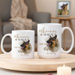 Personalised Paw Print Photo Ceramic Coffee Mug with Name Daily Use Memorial Sympathy Pet Loss Gift for Pet Owners