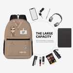 Personalizzato Cartoon Doctor Nurse Character Large School Bag con nome e titolo Nurse Week Appreciation Birthday Gift for Medical Staff (Regalo di compleanno per il personale medico)