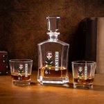 Personalised Cute Cartoon Soccer Character Whiskey Decanter with Name Birthday Father's Day Gift for Men Whiskey Lovers