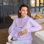 Personalized Cool Mom T-shirt Sweatshirt Hoodie with Gradient Title and Year Multicolor Available Mother's Day Gift for Mama Grandma