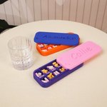 Personalized 7 Days AM PM Compartments Pill Organizer with Name Easy Medication Tracking Travel Get Well Soon Gift for Patients Medication Users