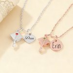 Spersonalizowany naszyjnik Birthstone Graduation Cap z imienną zawieszką Dainty Jewelry Graduation Gift dla absolwentów