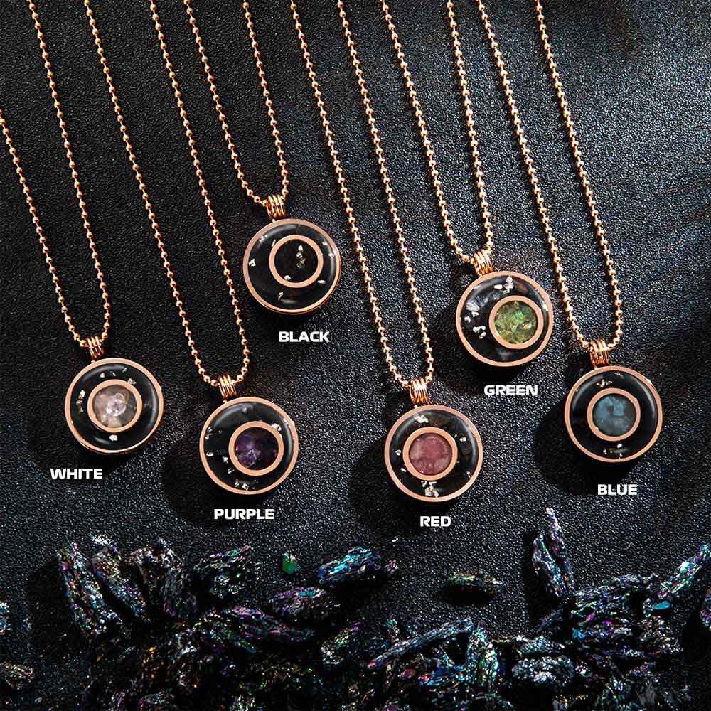 Spersonalizowany naszyjnik Crystals Life Flower z wygrawerowanym tekstem Prezent urodzinowy Rocznica dla niej 10