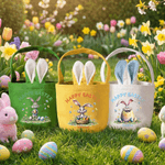 Henkilökohtainen onnellista pääsiäistä Bunny korvat nimi pääsiäiskori tekstin ja hännän kanssa pääsiäisen puolue lahja pojille tytöille